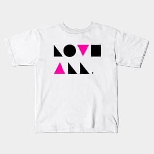 Lovel All LGBT Gay Minimalist Geometric Kids T-Shirt